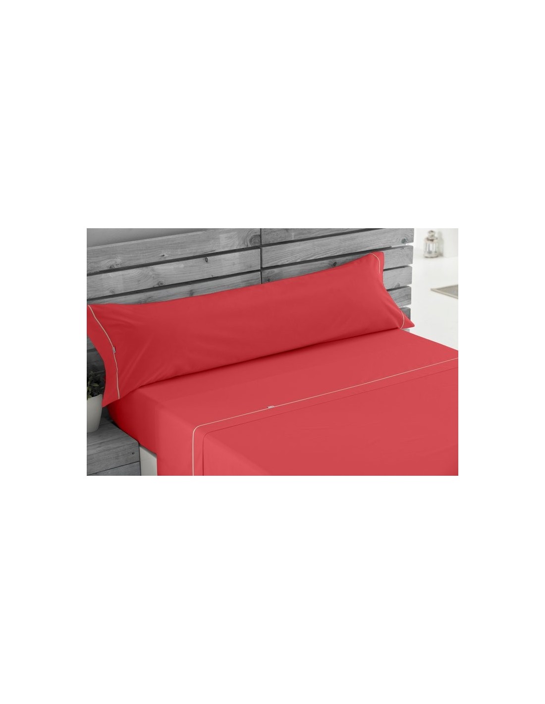 Juego de sábanas LISOS BIÉS 014-ROJO