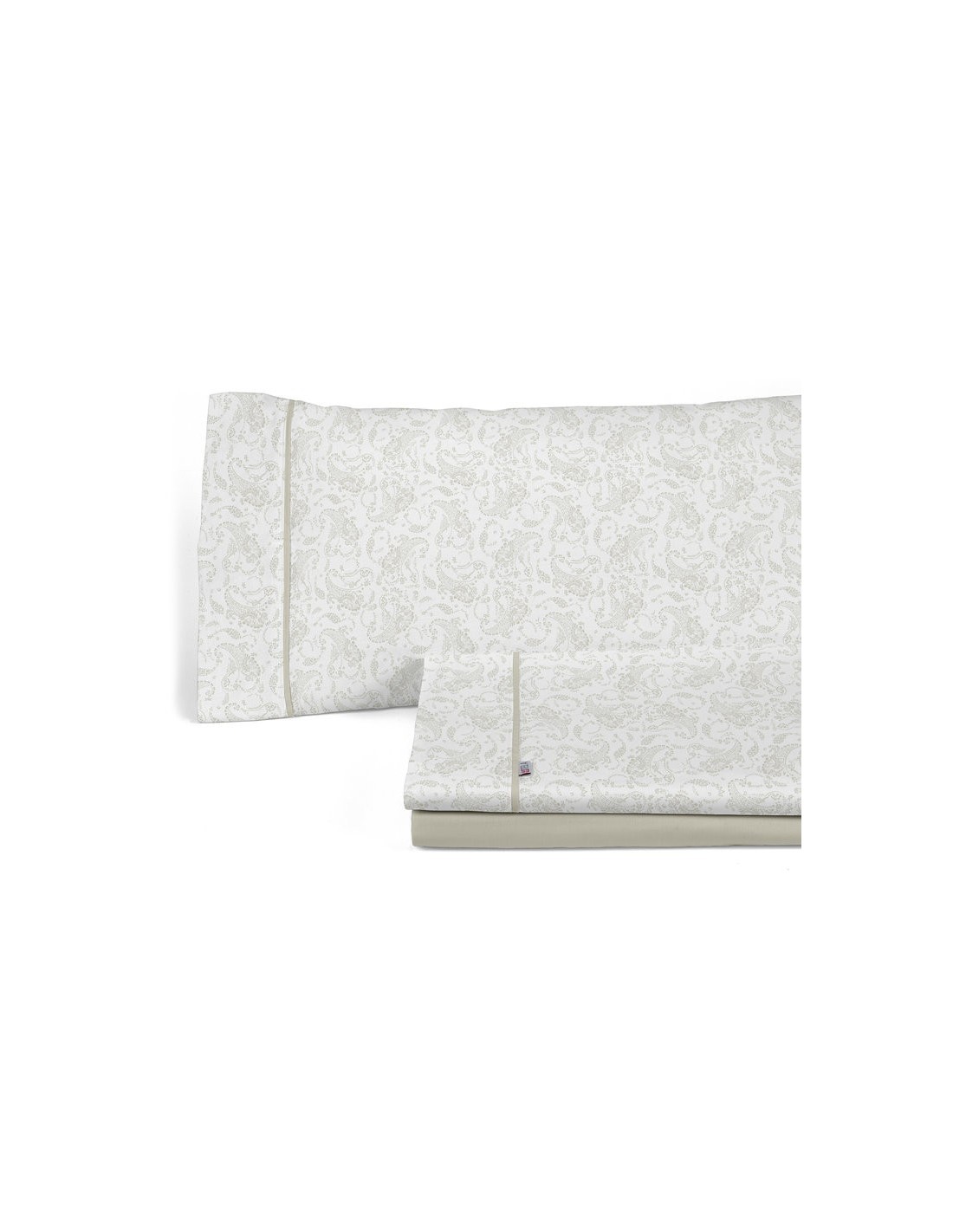 Juego sábanas estampadas Lara 138-PIEDRA