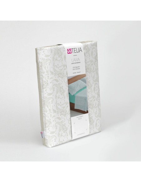 Juego sábanas estampadas Lara 138-PIEDRA