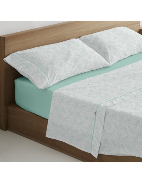 Juego sábanas estampadas Lara 316-AQUA