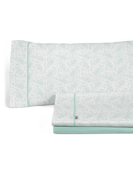 Juego sábanas estampadas Lara 316-AQUA