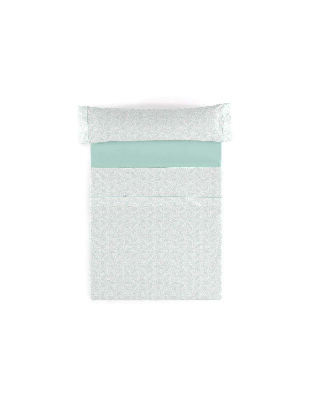 Juego sábanas estampadas Lara 316-AQUA