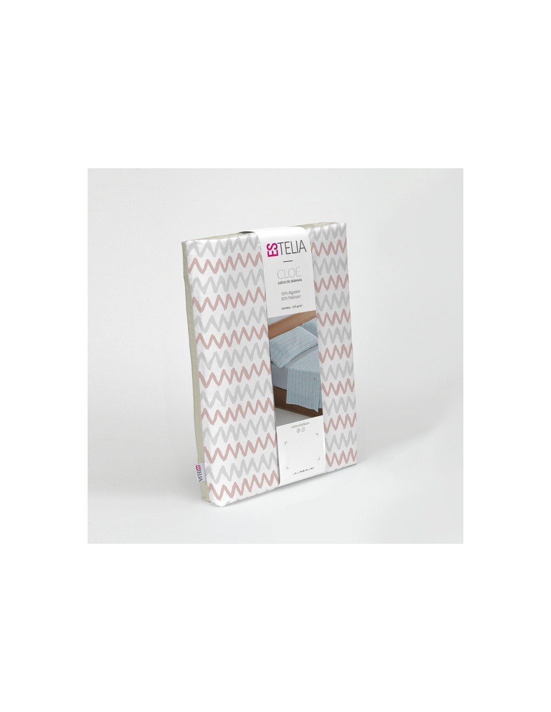 Juego sábanas estampadas Cloe 004-ROSA