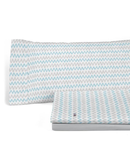 Juego sábanas estampadas Cloe 003-AZUL