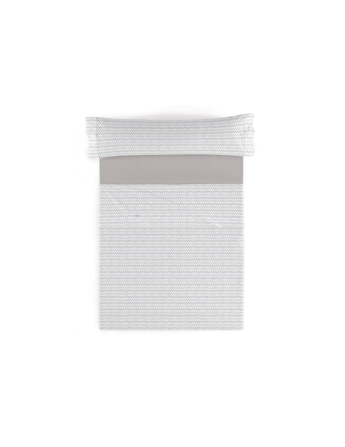 Juego sábanas estampadas Cloe 016-GRIS