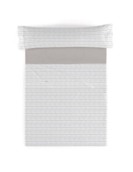 Juego sábanas estampadas Cloe 016-GRIS