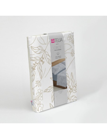 Juego sábanas estampadas algodón Circe 021-CREMA
