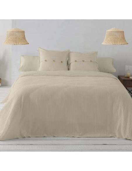 Dúo Banús jacquard algodón 138-PIEDRA