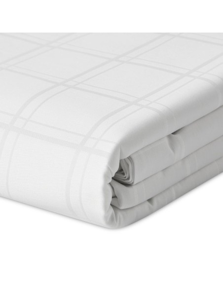 Dúo de funda nórdica de algodón Sophia 001-BLANCO