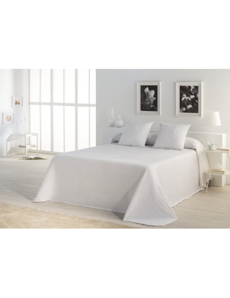 Colcha cubrecama tejida Banús 001-BLANCO