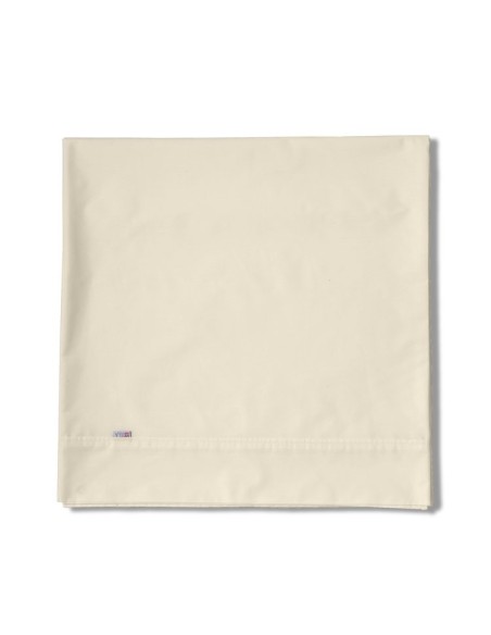 Sábana encimera COMBI LISOS. 100% algodón (144 hilos) 021-CREMA