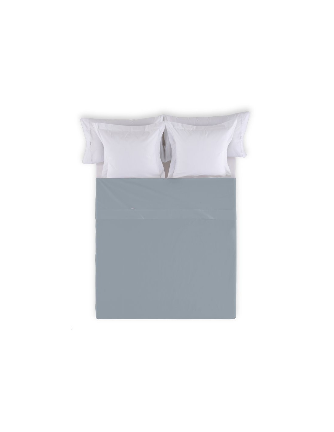 Sábana encimera COMBI LISOS. 100% algodón (144 hilos) 254-ACERO
