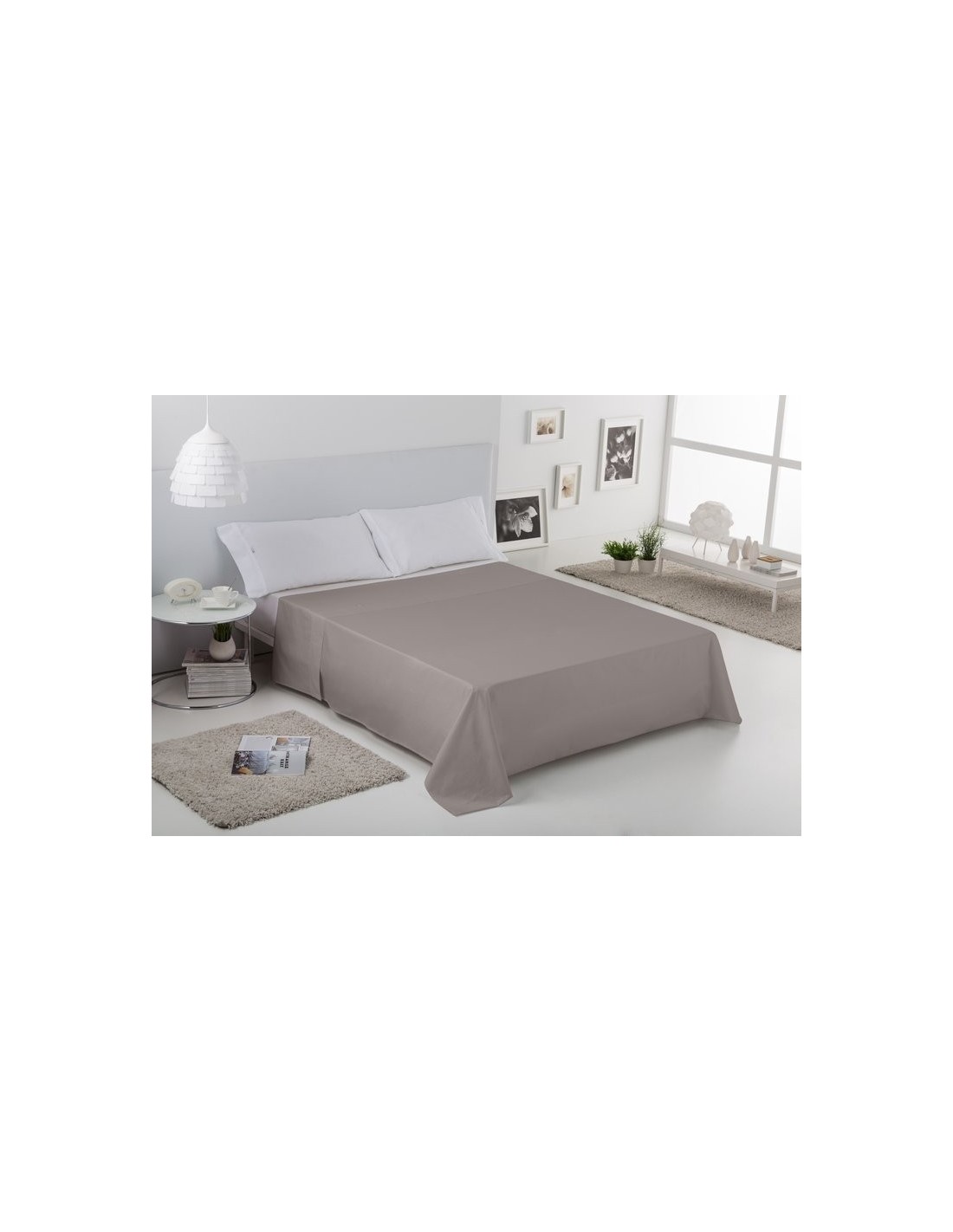 Sábana encimera COMBI LISOS 225-PLOMO
