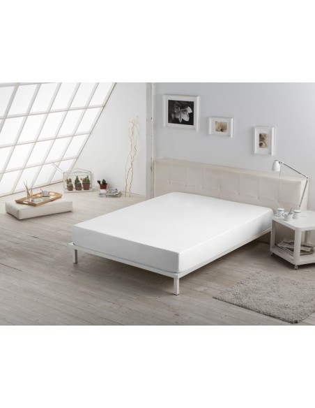 Bajera ajustable COMBI LISOS. 100% algodón (200 hilos) 001-BLANCO