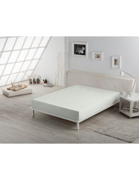 Bajera ajustable COMBI LISOS. 100% algodón (200 hilos) 313-HUESO
