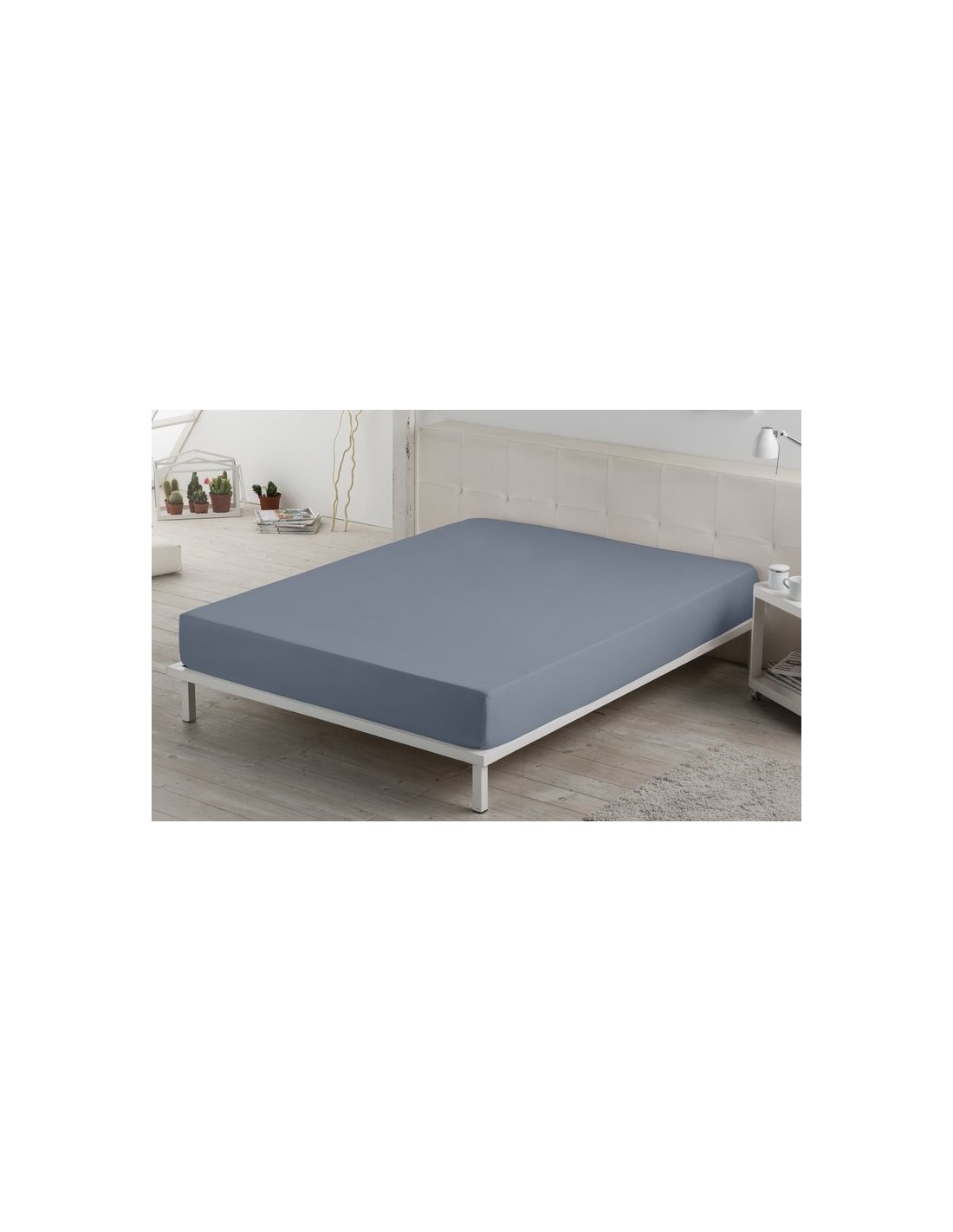 Bajera ajustable COMBI LISOS. 100% algodón (200 hilos) 254-ACERO