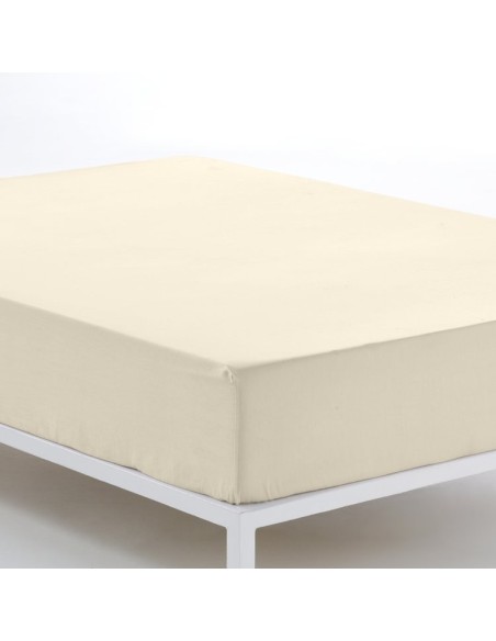 Bajera ajustable COMBI LISOS. 100% algodón (144 hilos) 021-CREMA