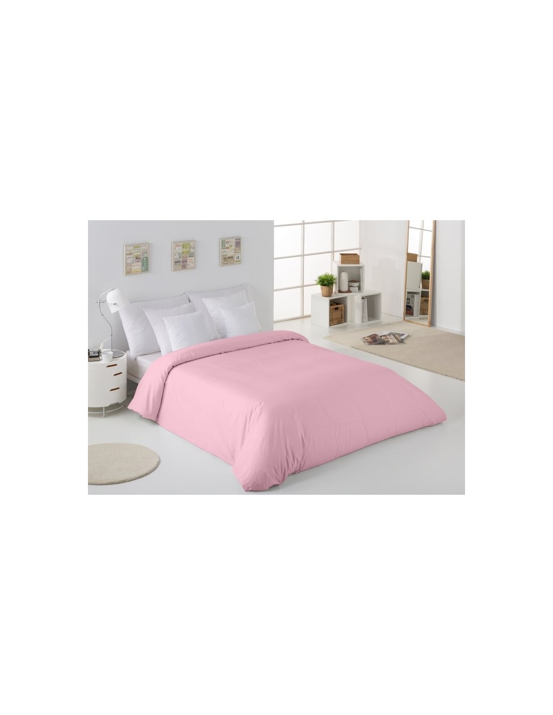 Funda nórdica COMBI LISOS 004-ROSA