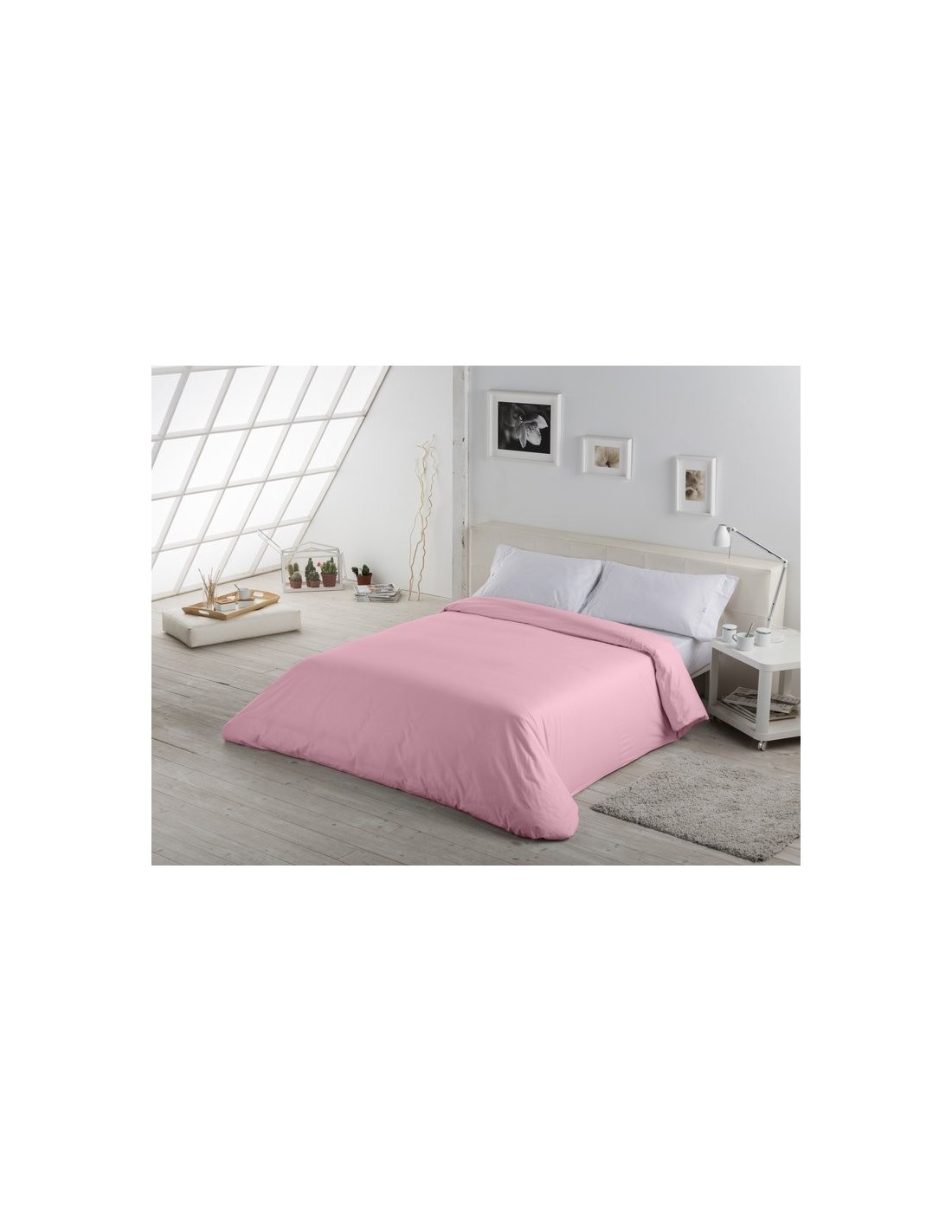 Funda nórdica COMBI LISOS 004-ROSA