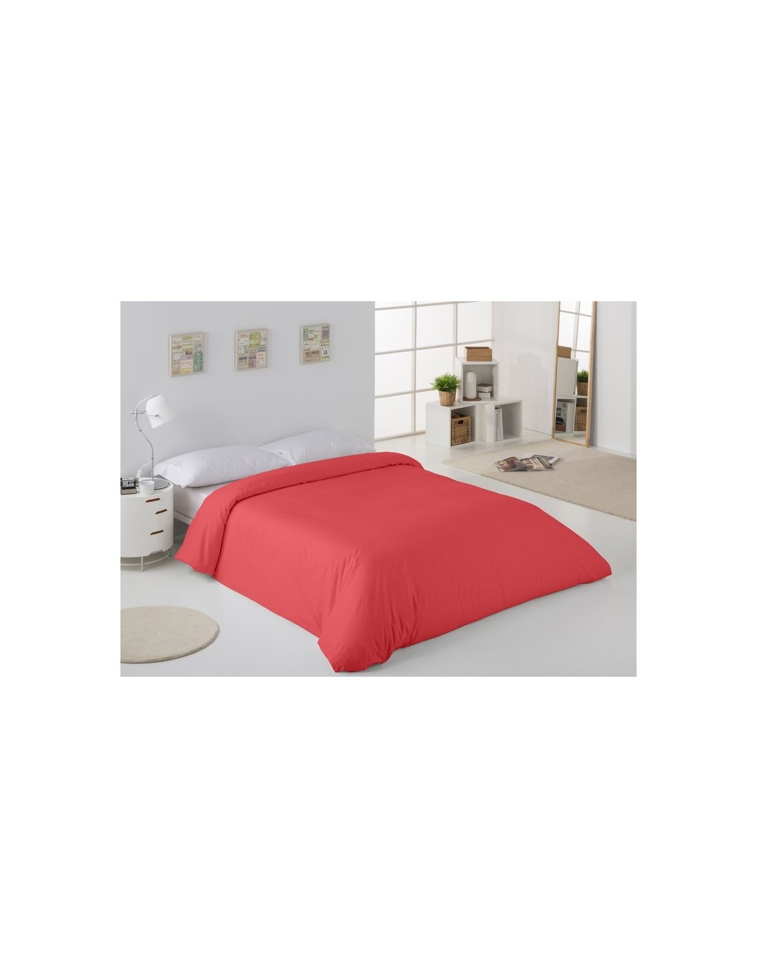 Funda nórdica COMBI LISOS 014-ROJO