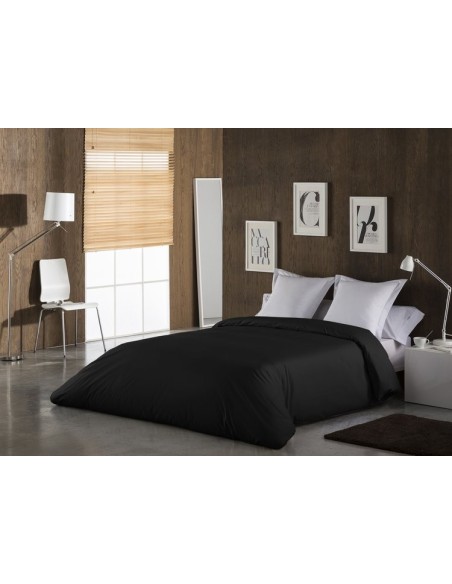 Funda nórdica COMBI LISOS 113-NEGRO