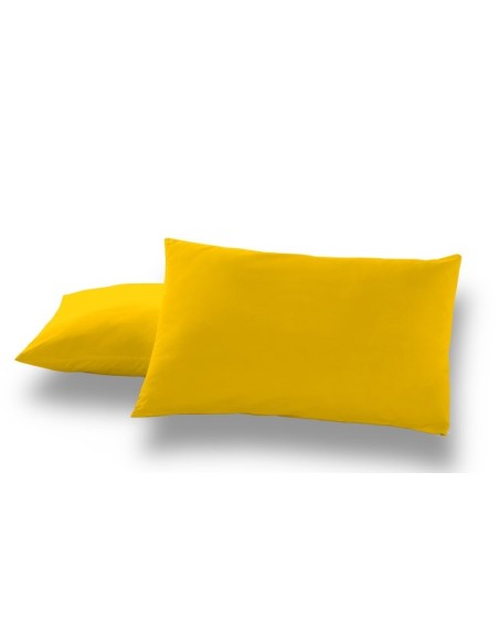 Funda de almohada COMBI LISOS 114-MOSTAZA