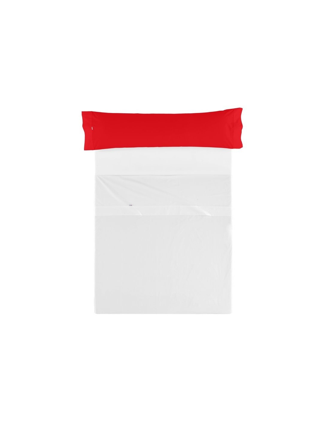 Funda de almohada COMBI LISOS 357-ROJO V.