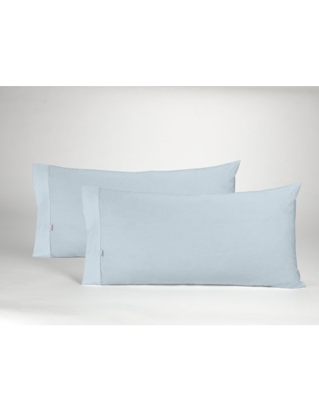 Funda de almohada COMBI LISOS 010-Az. CELESTE