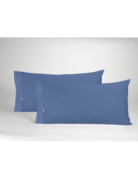 Funda de almohada COMBI LISOS 017-AZULON