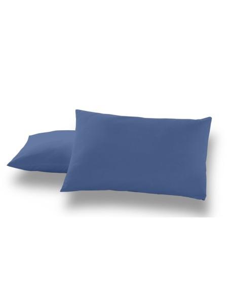 Funda de almohada COMBI LISOS 017-AZULON