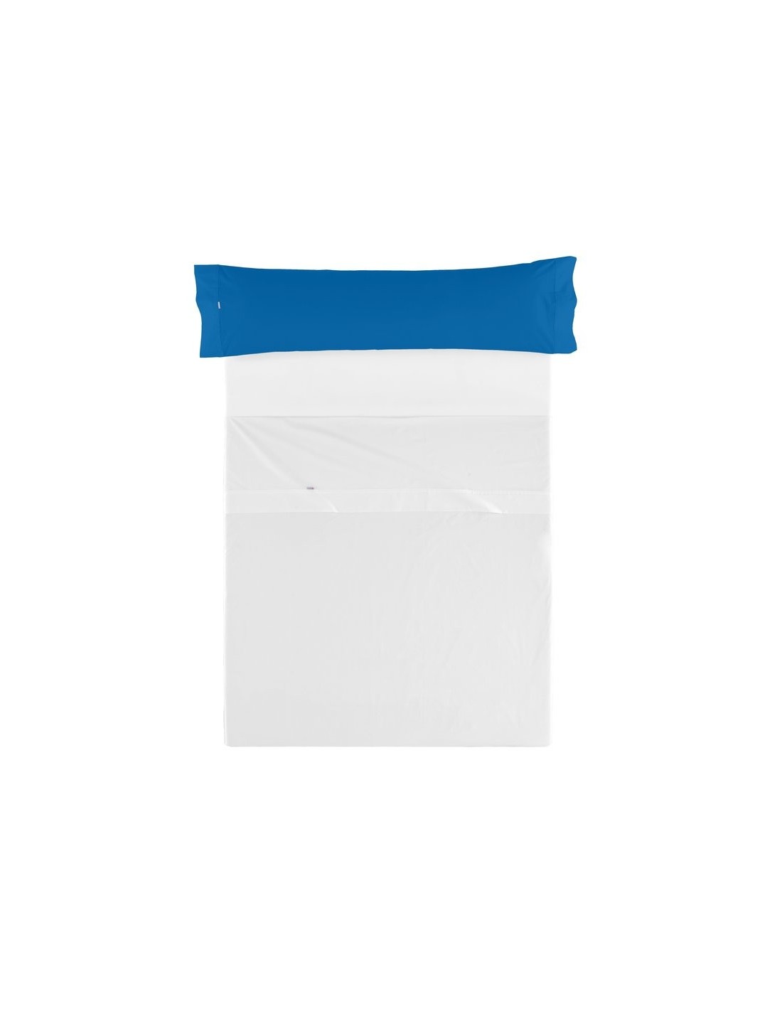 Funda de almohada COMBI LISOS 356-AZULON V.