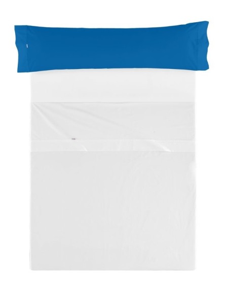 Funda de almohada COMBI LISOS 356-AZULON V.