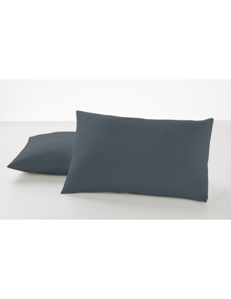 Funda de almohada COMBI LISOS 016-GRIS