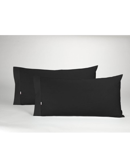 Funda de almohada COMBI LISOS 113-NEGRO