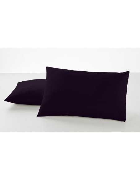 Funda de almohada COMBI LISOS 113-NEGRO