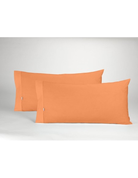 Funda de almohada COMBI LISOS. 100% algodón (144 hilos) 331-MANGO