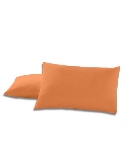Funda de almohada COMBI LISOS. 100% algodón (144 hilos) 331-MANGO