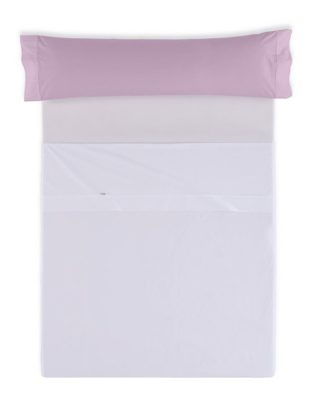 Funda de almohada COMBI LISOS. 100% algodón (144 hilos) 116-MALVA