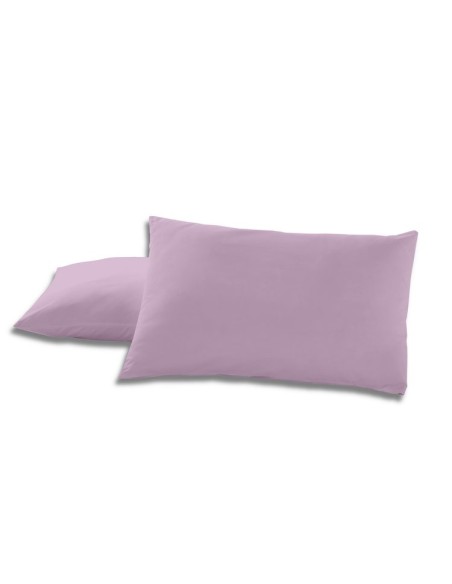 Funda de almohada COMBI LISOS. 100% algodón (144 hilos) 116-MALVA
