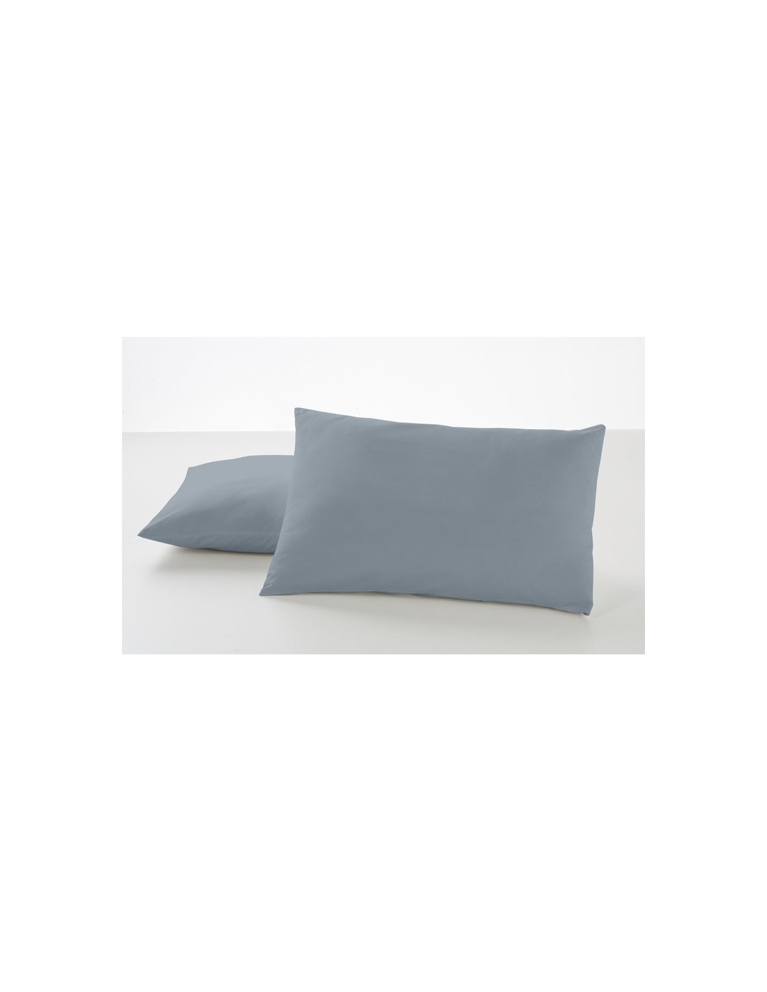 Funda de almohada COMBI LISOS. 100% algodón (144 hilos) 254-ACERO