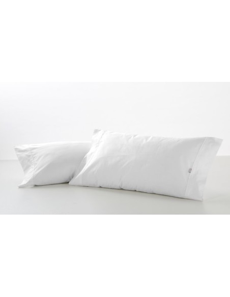 Funda de almohada COMBI LISOS BIÉS. 100% algodón (200 hilos) 001-BLANCO