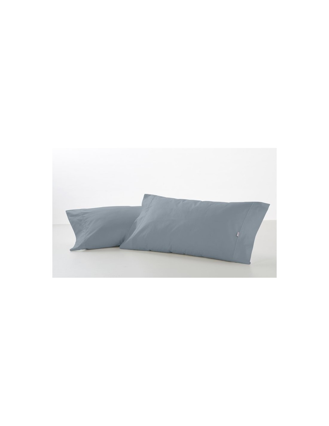 Funda de almohada COMBI LISOS BIÉS. 100% algodón (200 hilos) 254-ACERO