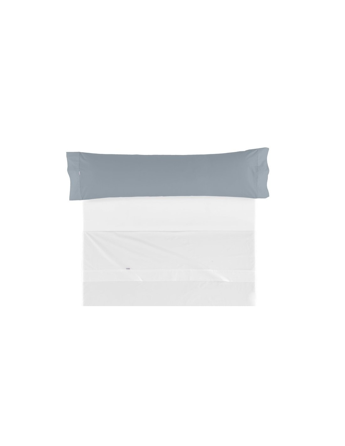 Funda de almohada COMBI LISOS BIÉS. 100% algodón (200 hilos) 254-ACERO