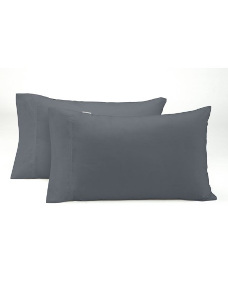 Funda almohada doble pespunte 350-CENIZA