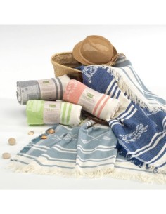Fouta de algodón reciclado Maca
