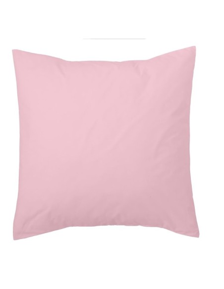 Funda de cojín Combi Lisos. Algodón y poliéster 004-ROSA