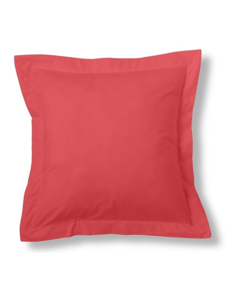 Funda de cojín Combi Lisos. Algodón y poliéster 014-ROJO