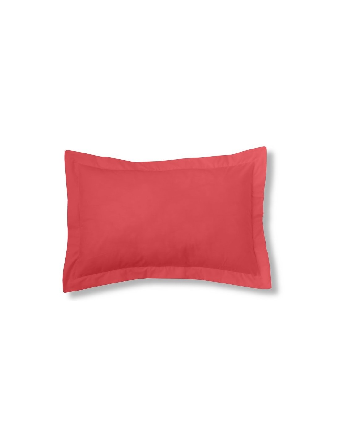 Funda de cojín Combi Lisos. Algodón y poliéster 014-ROJO