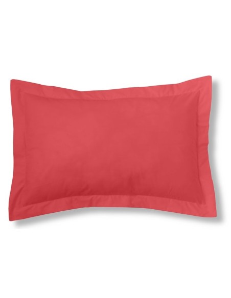 Funda de cojín Combi Lisos. Algodón y poliéster 014-ROJO