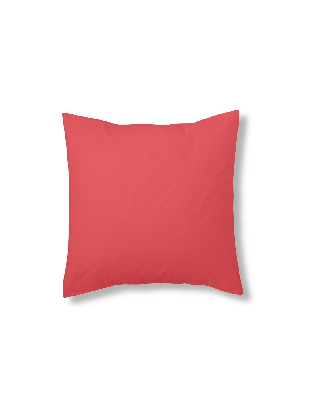 Funda de cojín Combi Lisos. Algodón y poliéster 014-ROJO